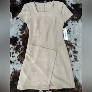 Calvin Klein Zip Front Mini Dress Size 4